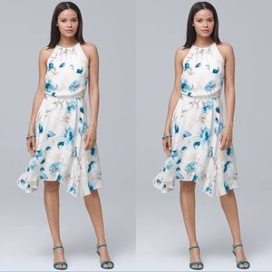 Floral halter dress